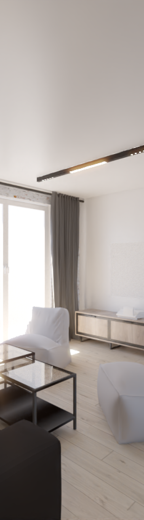 Projekt aranżacji salonu